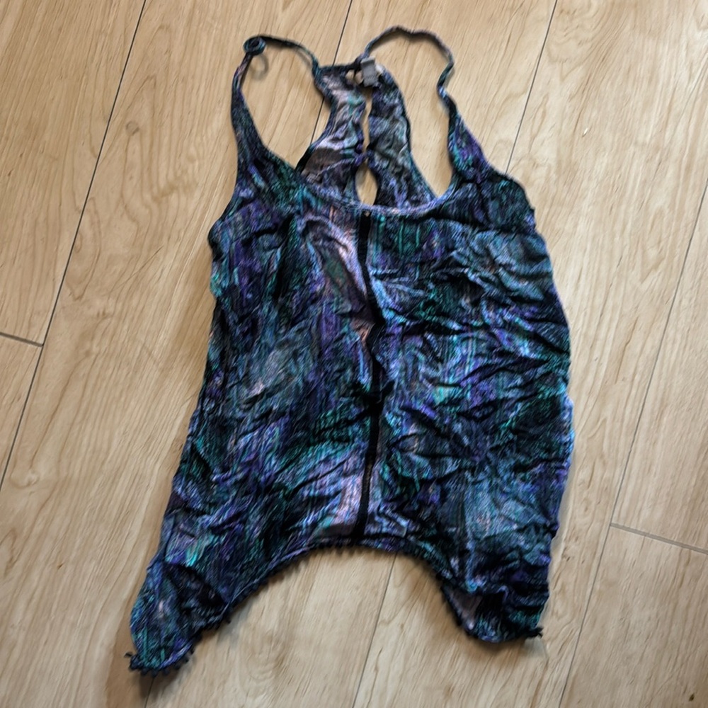 Open back kaleidoscope top - S